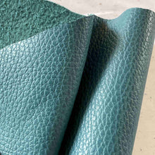 Load image into Gallery viewer, Teal Pebble Cowhide