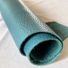 Load image into Gallery viewer, Teal Pebble Cowhide