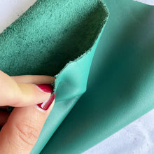 Load image into Gallery viewer, Teal Smooth Cowhide