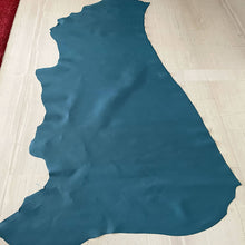 Load image into Gallery viewer, Teal Textured Upholstery Half-hide