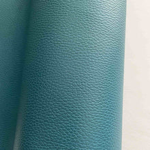 Load image into Gallery viewer, Teal Textured Upholstery Half-hide