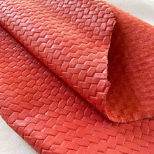 Load image into Gallery viewer, Watermelon Woven Pattern Leather