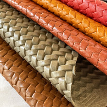 Load image into Gallery viewer, Woven Pattern Leather