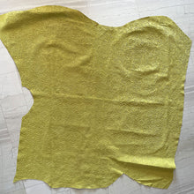 Load image into Gallery viewer, Yellow Floral Print Leather