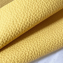 Load image into Gallery viewer, Yellow Textured Upholstery Leather