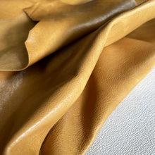 Load image into Gallery viewer, yellow vintage goatskin