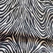 Load image into Gallery viewer, 2 Pieces Zebra Print Goatskin