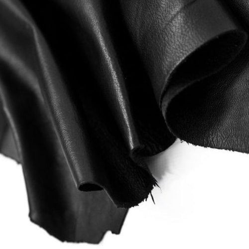 Jet Black Nappa Leather