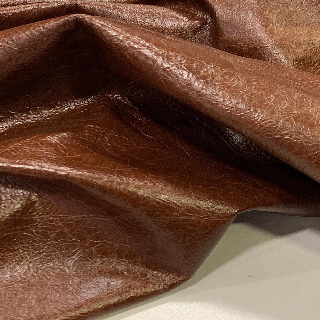 Chocolate Brown Pull Up Leather