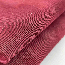 Load image into Gallery viewer, Bordeaux Corduroy Style Suede Leather
