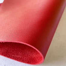 Load image into Gallery viewer, Ferrari Red Smooth Cowhide
