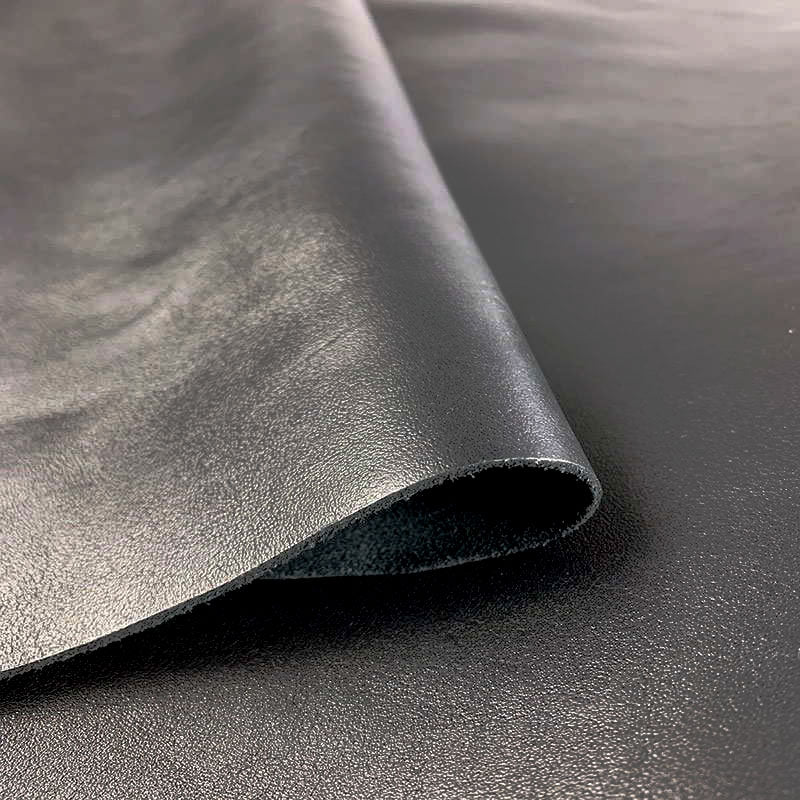 Black Smooth Cow Leather