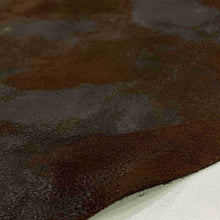 Load image into Gallery viewer, Brown Painted Suede Leather
