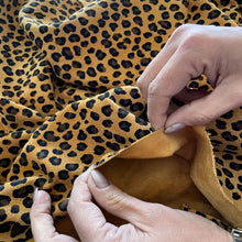 Load image into Gallery viewer, Camel Leopard Print Leather
