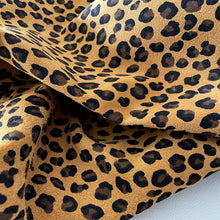 Load image into Gallery viewer, Camel Leopard Print Leather

