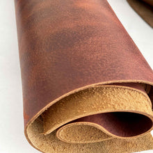 Load image into Gallery viewer, Cognac Waxed Crazy Horse Leather
