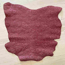 Load image into Gallery viewer, Dusty Rose Floral Leather
