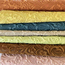 Load image into Gallery viewer, floral pattern leather
