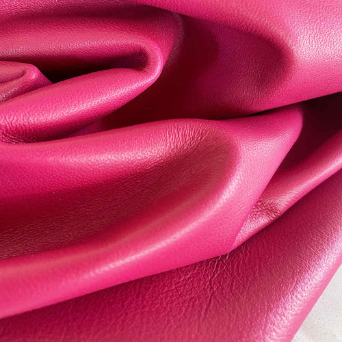 Fuchsia Pink Nappa Leather