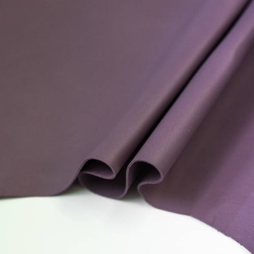Aubergine Purple Napa Leather