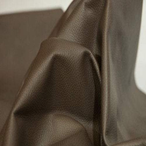 Rich Brown Half-Hide Upholstery Leather