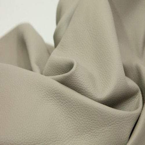 Soft Grey Textured Upholstery Leather