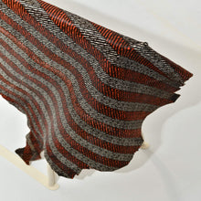 Load image into Gallery viewer, Orange Striped Patterned Ponyskin
