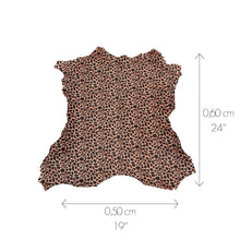 Load image into Gallery viewer, Black&amp;Orange Animal Print Ponyskin
