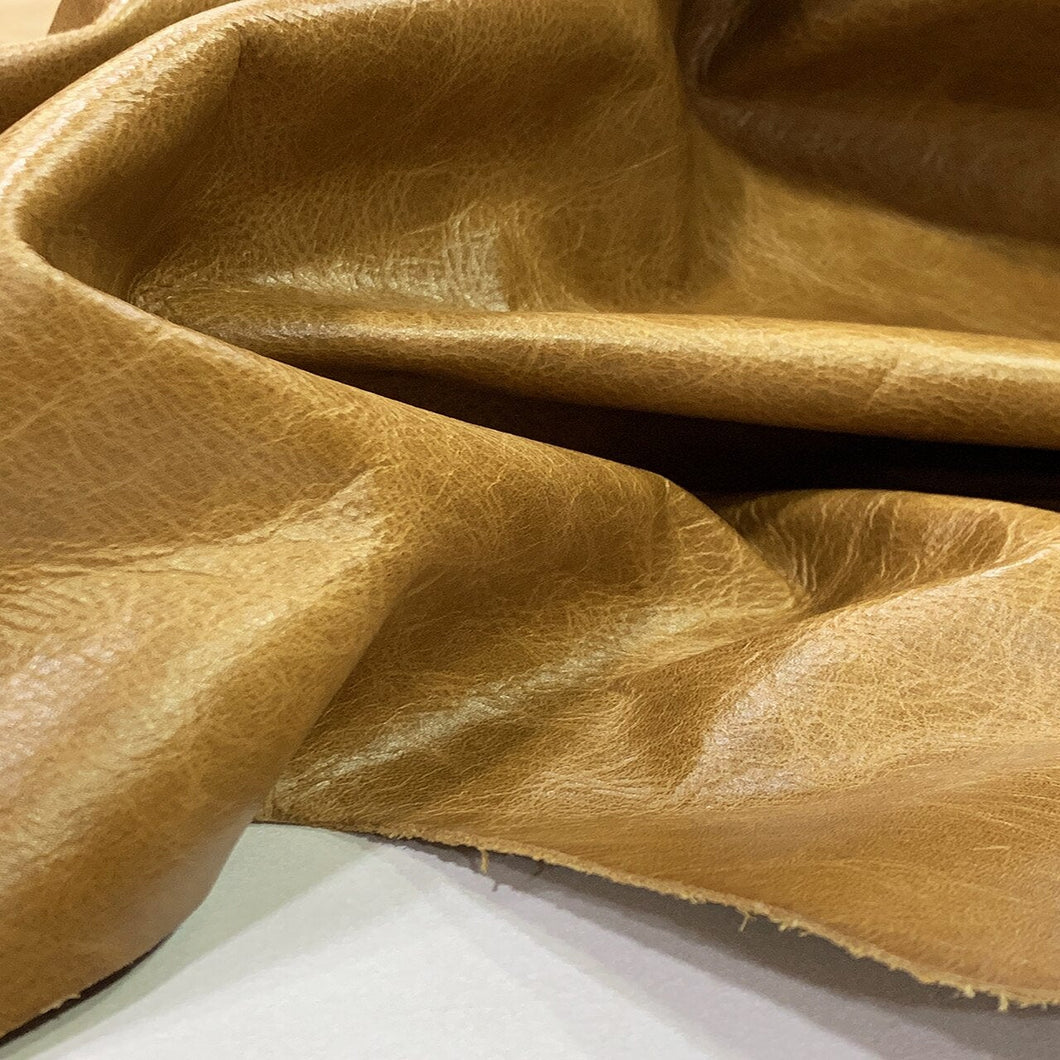 Camel Pull up Upholstery Leather