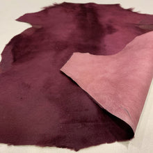 Load image into Gallery viewer, Bordeaux Sheepskin-Mouton Leather

