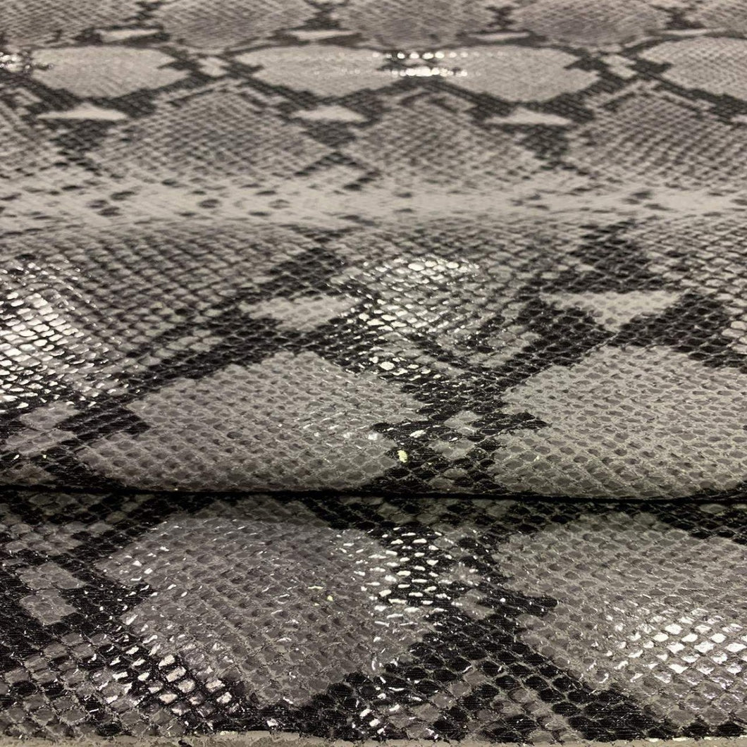 Grey Snake Print