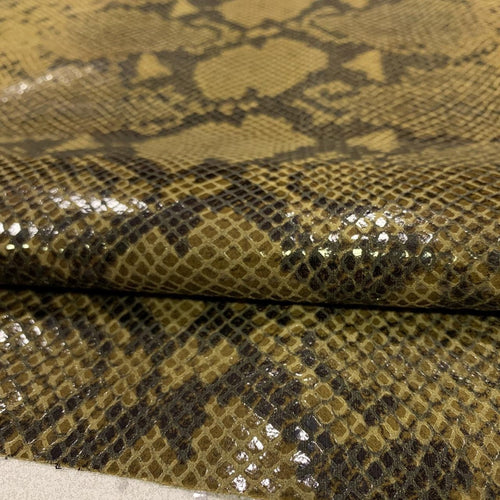 Khaki Snake Print