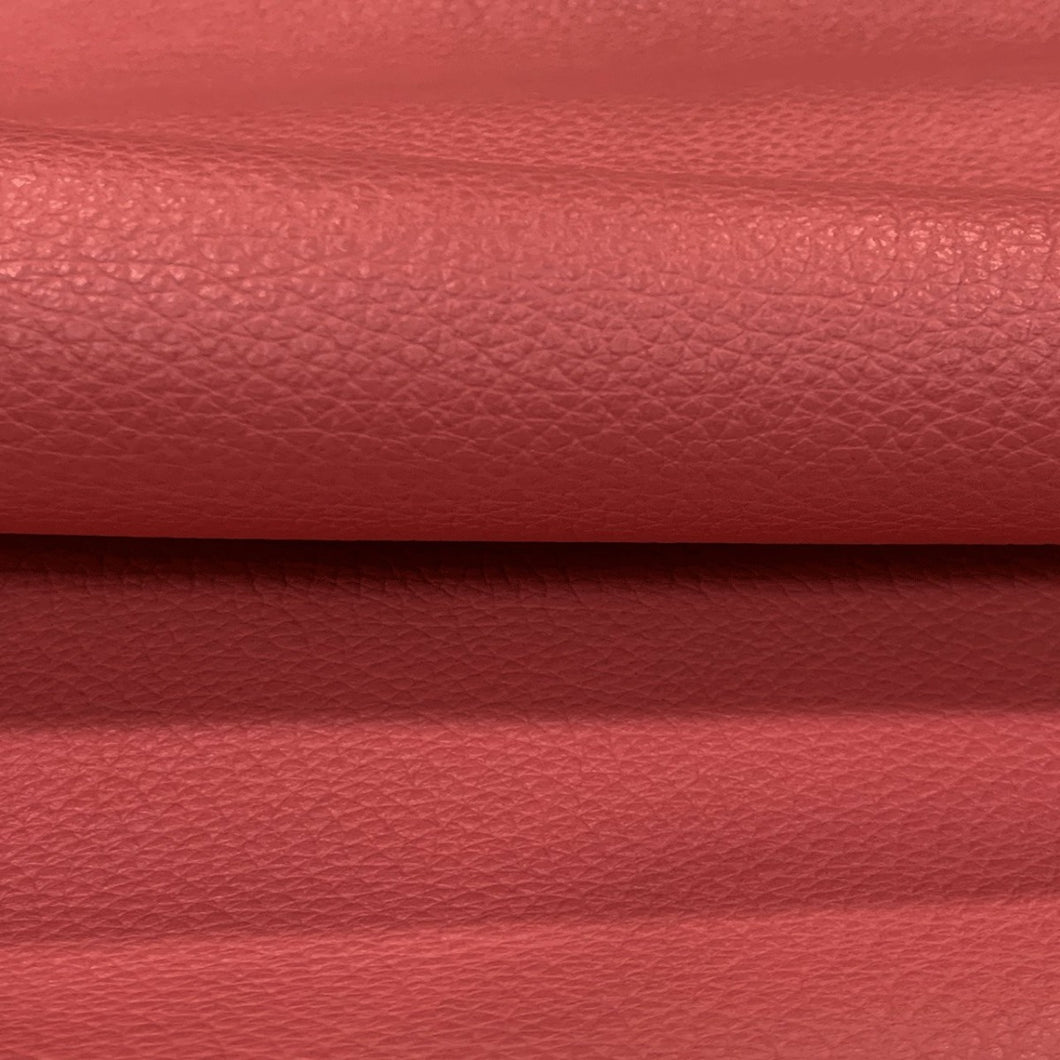 Pink Half-Hide Textured Leather