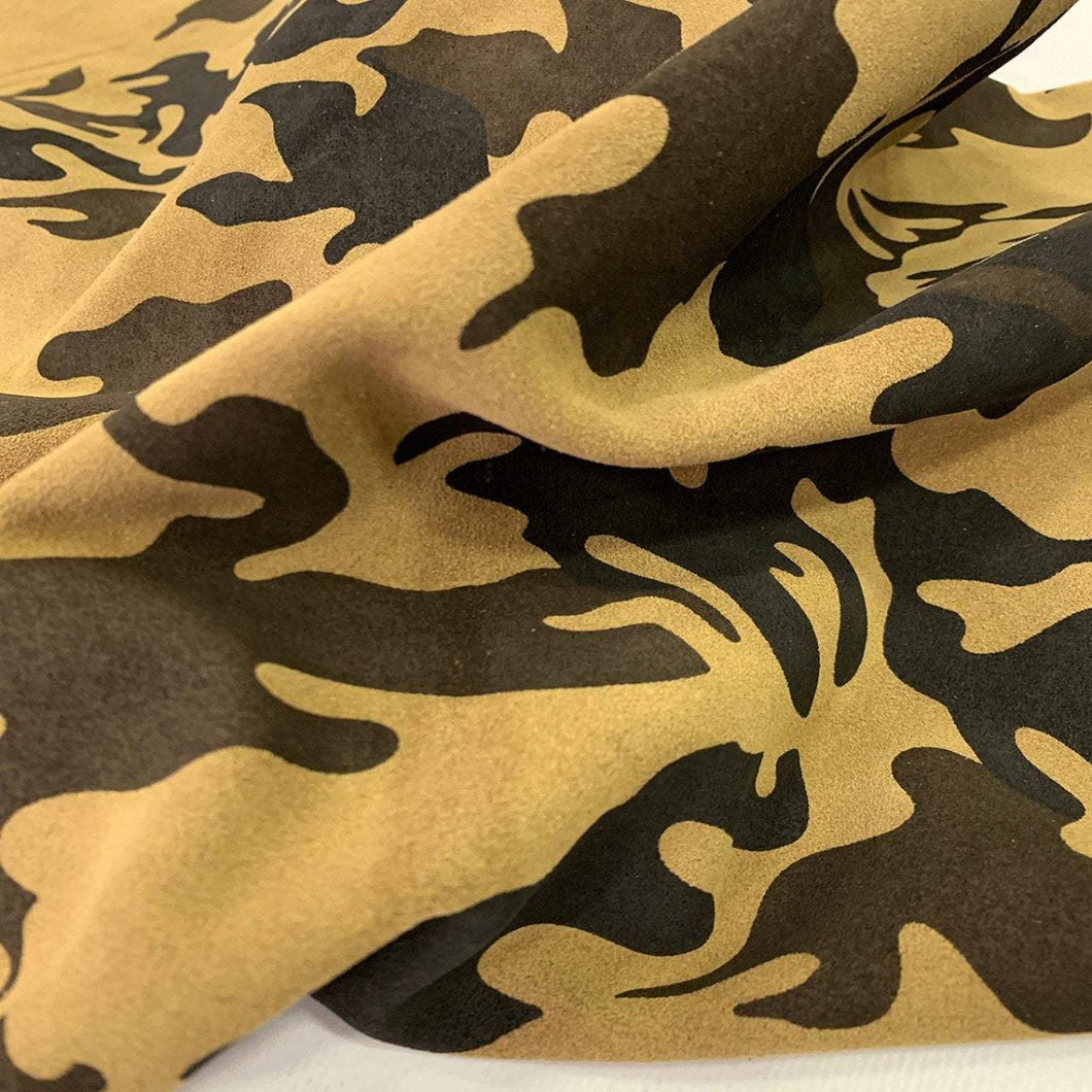 Camel Camouflage Leather