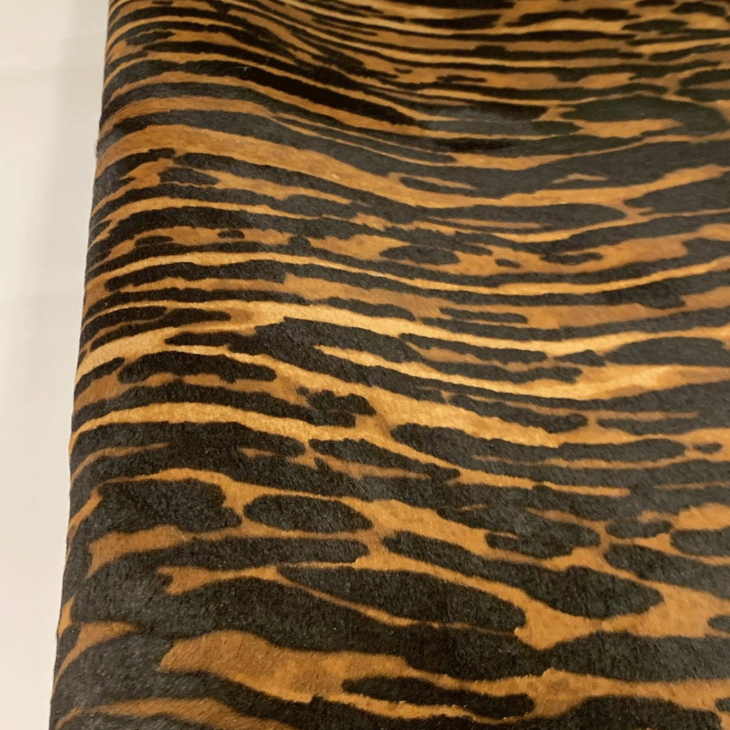 Tiger Patterned Pony leather