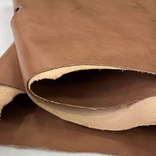 Brown Vegetable tanned leather (Belly)