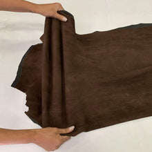 Load image into Gallery viewer, Brown Strech Suede Lambskin
