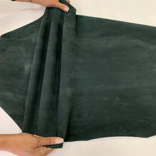Load image into Gallery viewer, Dark Green Strech Suede Lambskin
