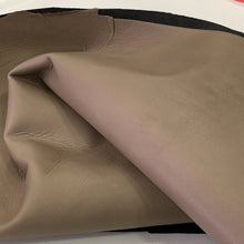 Load image into Gallery viewer, Taupe Stretch Napa leather 

