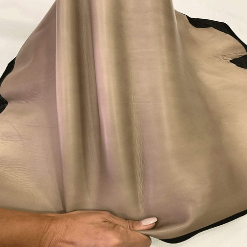 Taupe Stretch Napa leather 