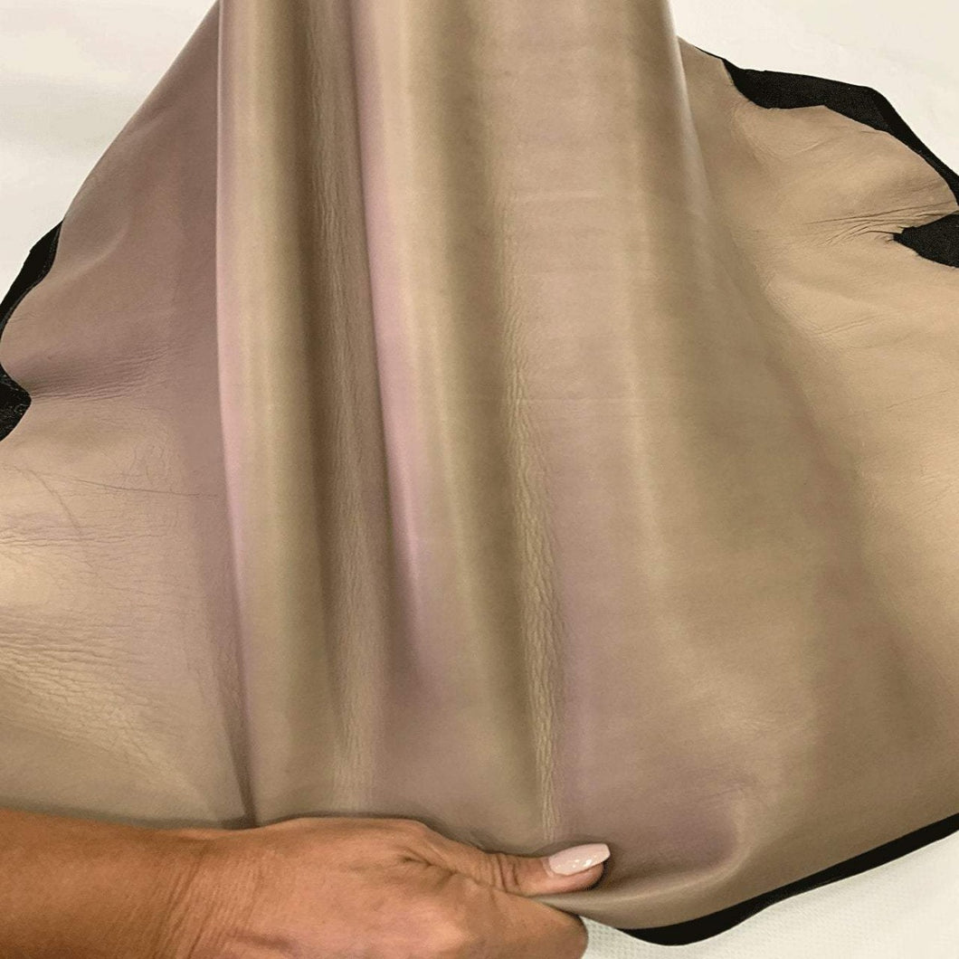 Taupe Stretch Napa leather 