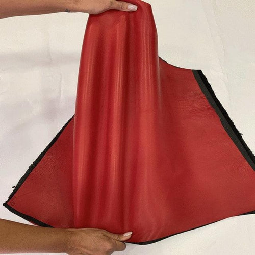 Red Stretch Napa leather