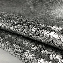 Load image into Gallery viewer, Silver Metallic Snake Print
