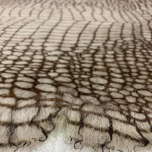 Load image into Gallery viewer, Croco print sheepskin-Mouton Leather
