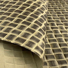 Load image into Gallery viewer, Beige Woven Stamped Leather
