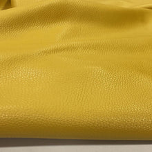 Load image into Gallery viewer, Mustard Yellow Textured Upholstery Leather
