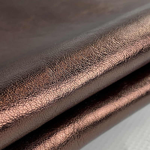 Chocolate Metallic Goatskin