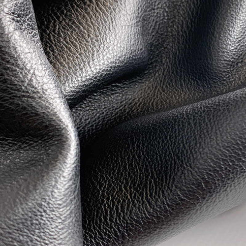 Black Textured (Dollaro) Leather
