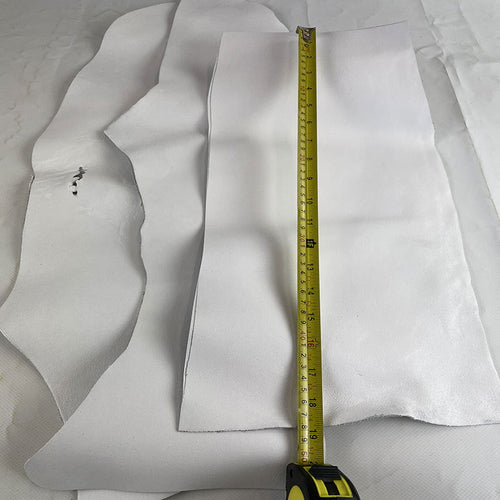 White Split Leather Scraps by Kilo