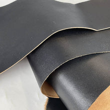Load image into Gallery viewer, Black Split Leather Scraps-Vegetable tanned leather scraps
